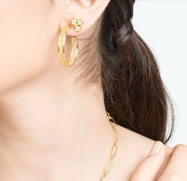 Blooming Circle Earrings