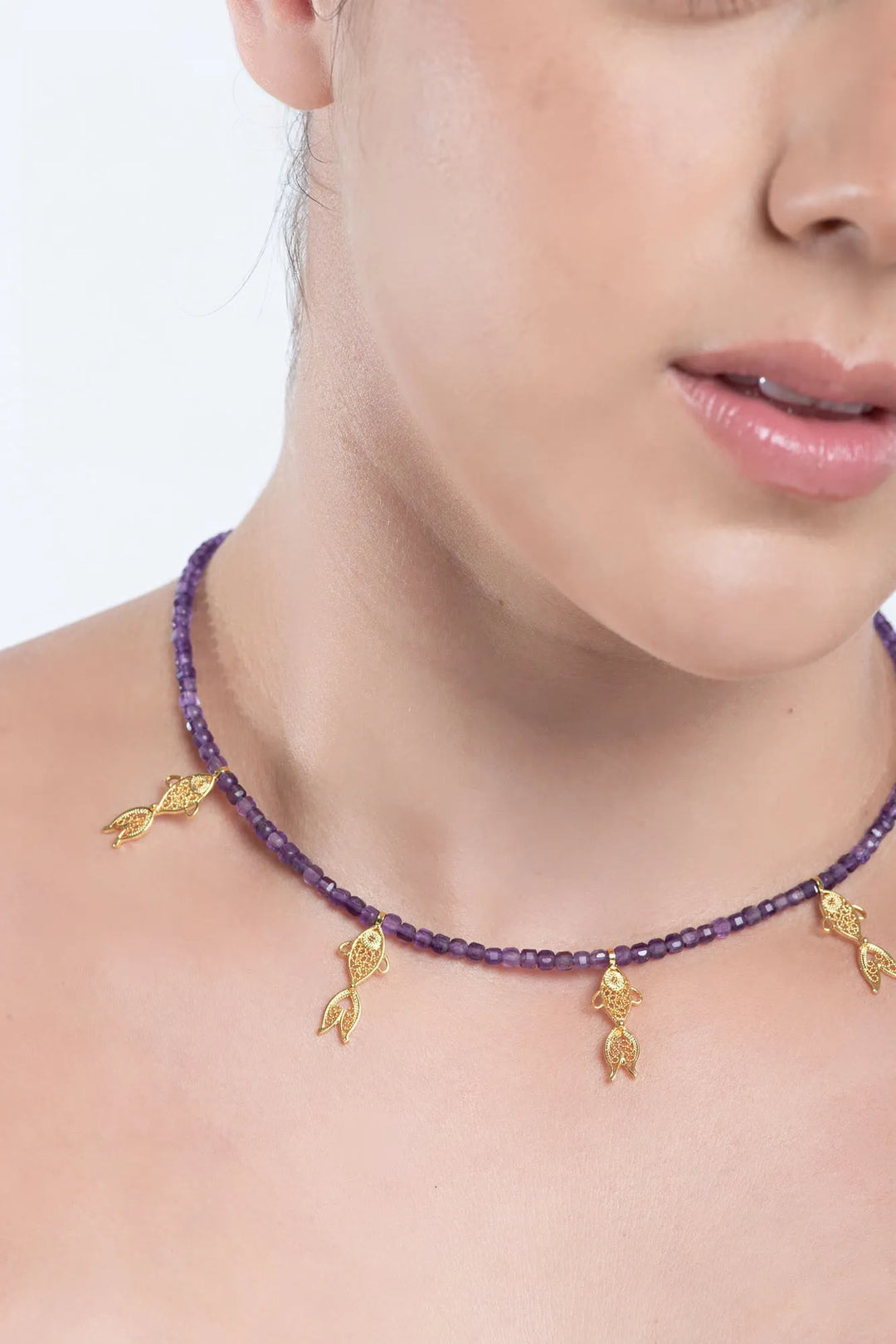 Fish Whispering Stone Necklace