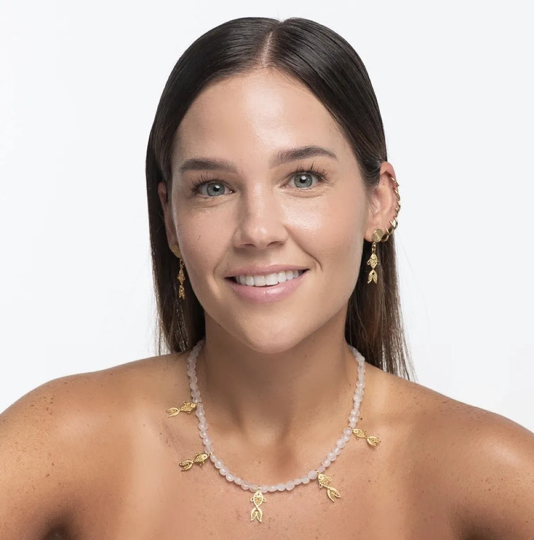 Fish Whispering Stone Necklace