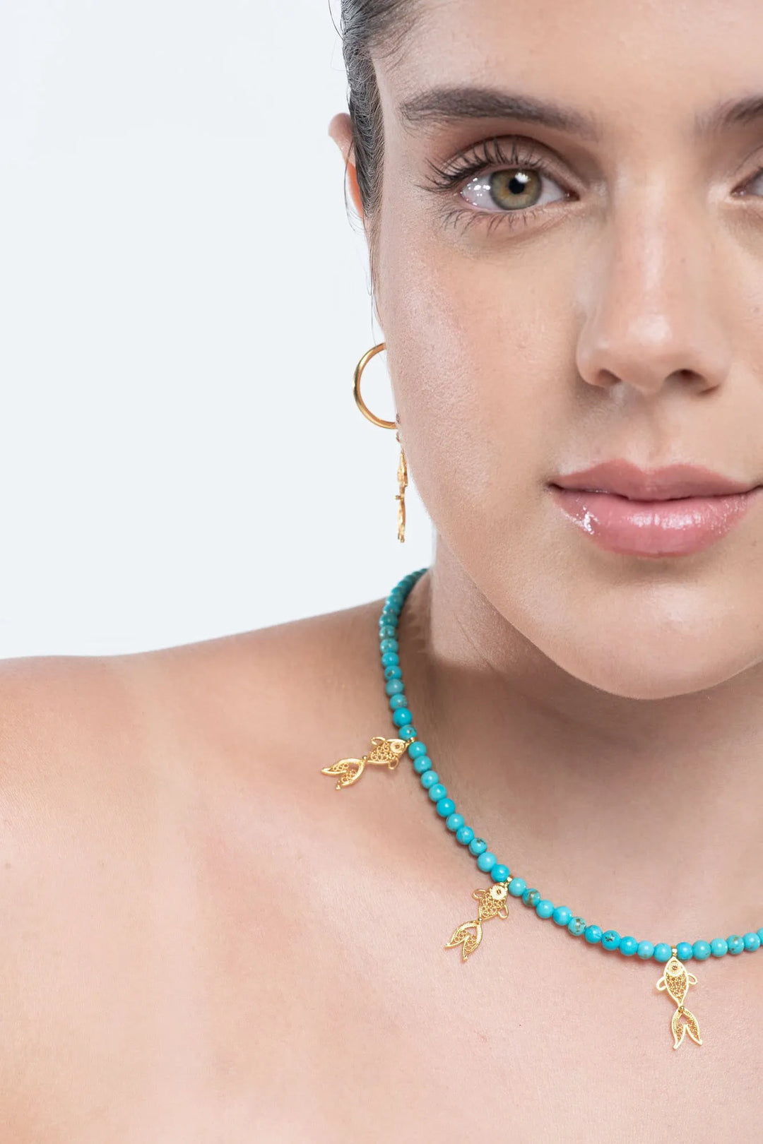 Fish Whispering Stone Necklace