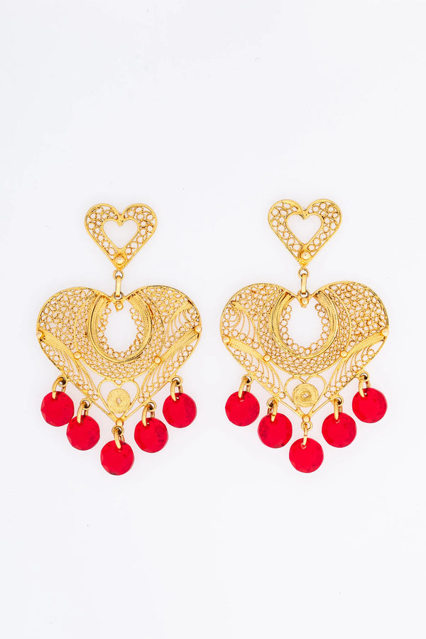 Flame of Love Earrings