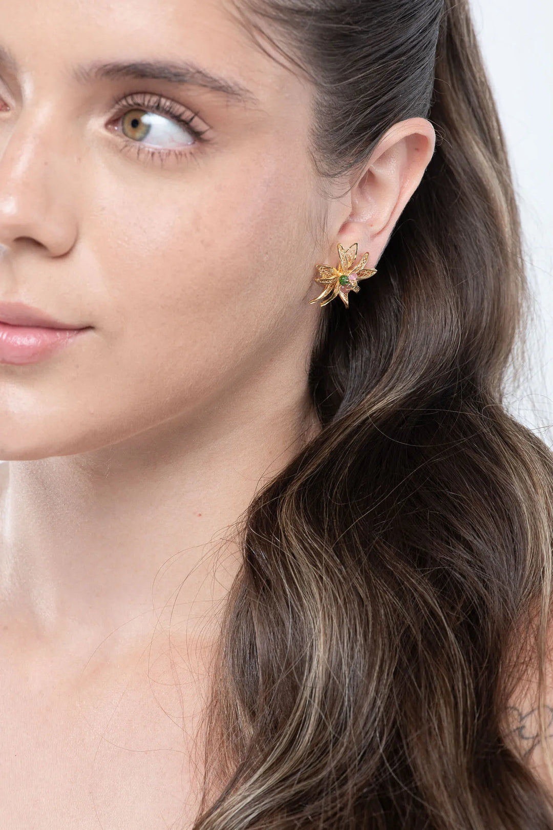 Flor de Café Earrings