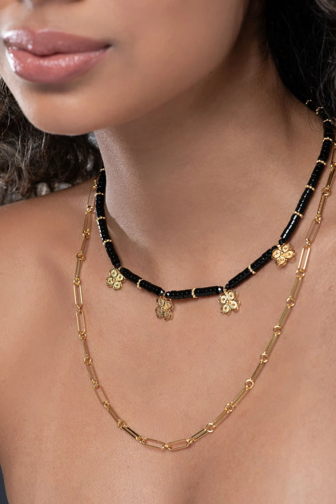 Flower Whispering Stone Necklace