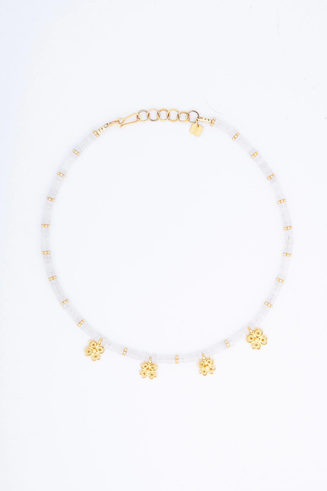 Flower Whispering Stone Necklace