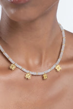 Load image into Gallery viewer, Flower Whispering Stone Necklace
