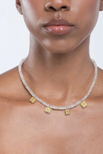 Load image into Gallery viewer, Flower Whispering Stone Necklace
