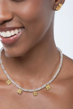 Load image into Gallery viewer, Flower Whispering Stone Necklace
