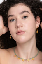 Load image into Gallery viewer, Full Heart Hoops
