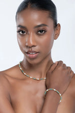 Load image into Gallery viewer, Golden Pearl Necklace
