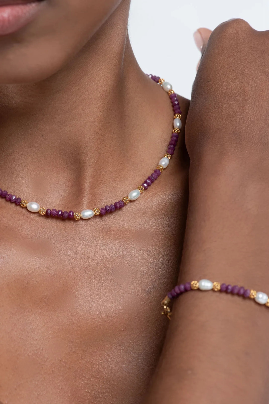 Golden Pearl Necklace