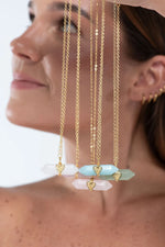 Load image into Gallery viewer, Holding Crystal Necklace
