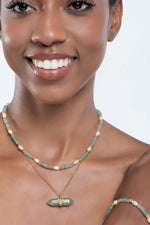 Load image into Gallery viewer, Holding Crystal Necklace
