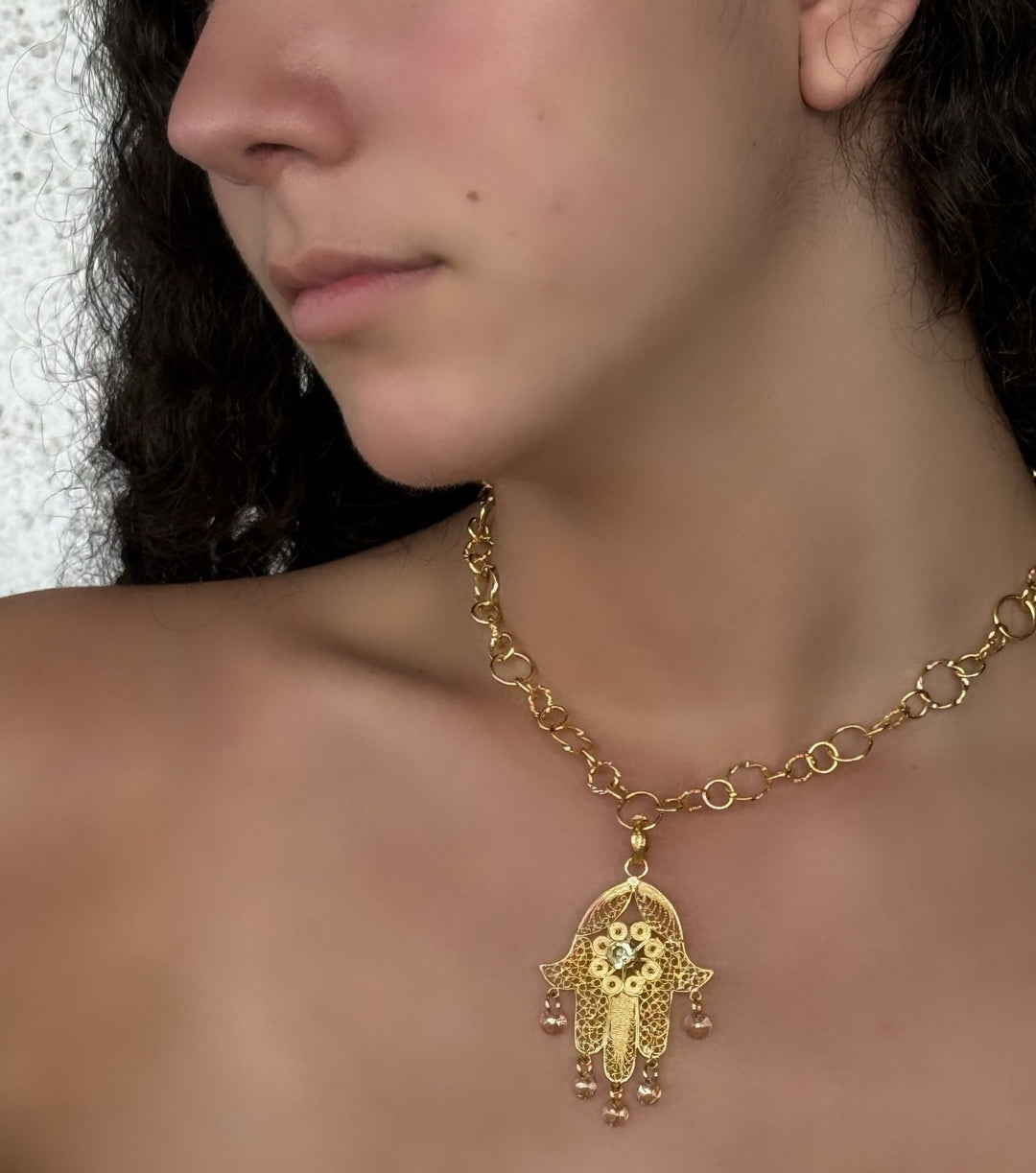 Sacred Hamsa Pendant
