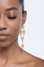 Load image into Gallery viewer, Leaf Celebration Earrings
