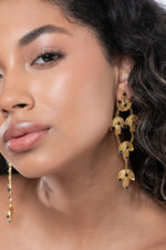 Load image into Gallery viewer, Leaf Celebration Earrings
