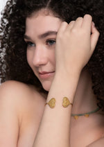 Load image into Gallery viewer, Two Heart Bracelet
