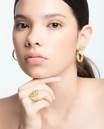 Load image into Gallery viewer, Zig Zag Hoops - Pre Order
