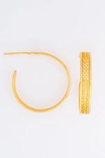 Load image into Gallery viewer, Zig Zag Hoops - Pre Order
